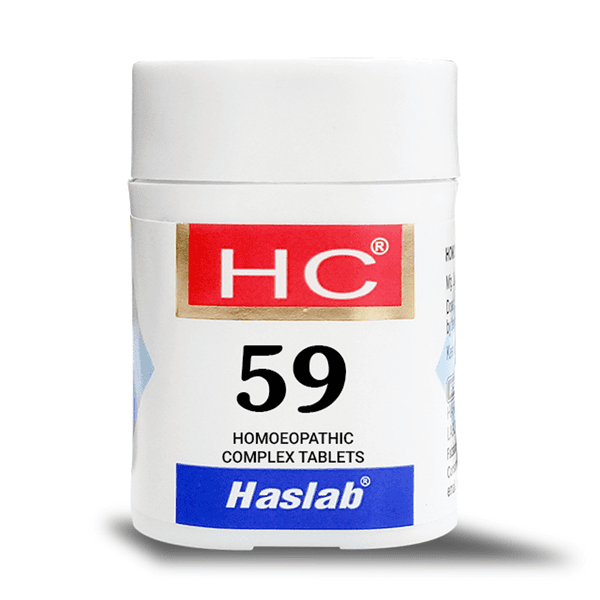 Haslab HC 59 Merc. Bin Iod Complex Tablets
