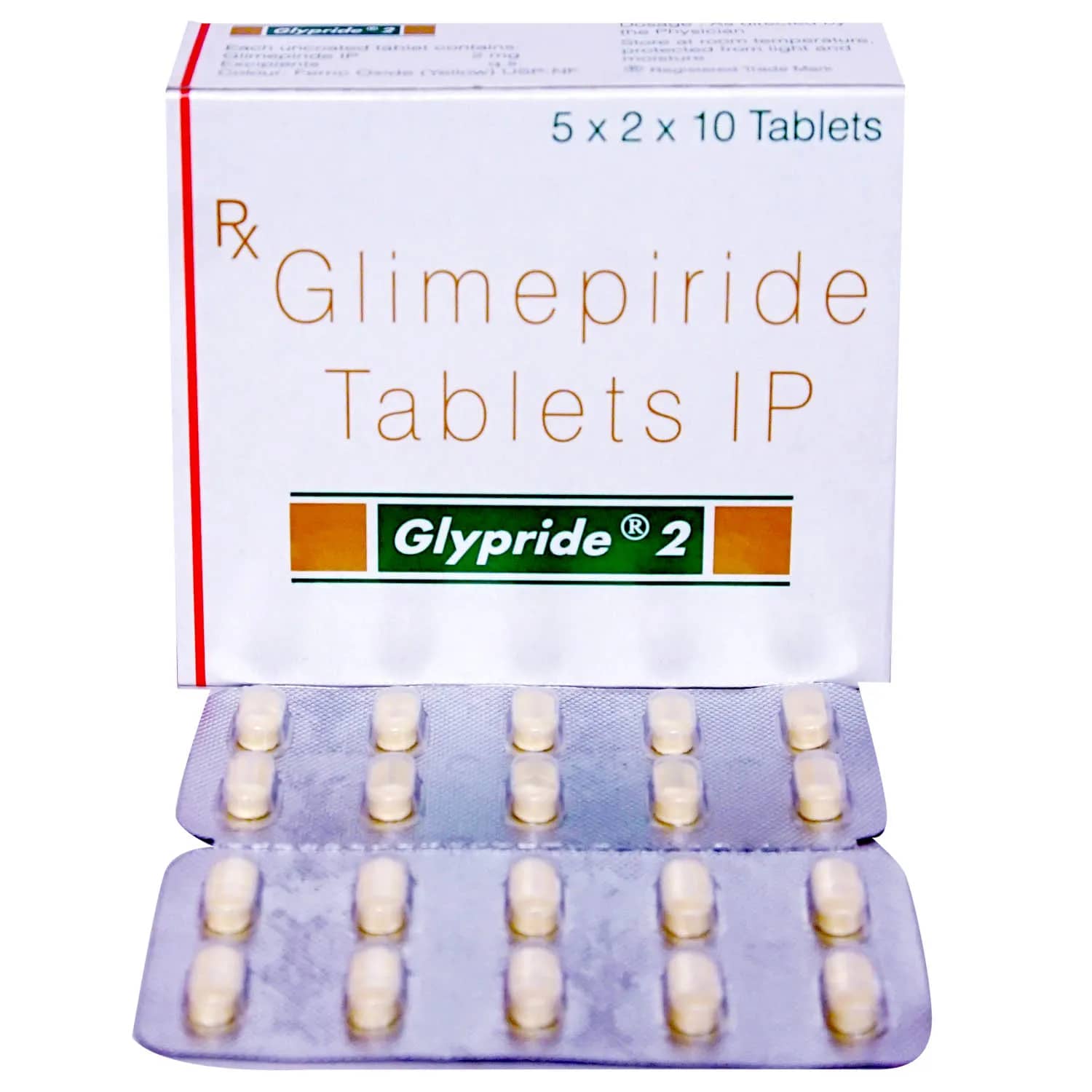 Glypride (Glimepiride) Tablets 2 mg