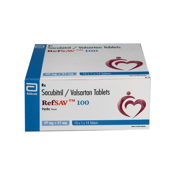 Refsav Tablets (Sacubitril and Valsartan) 100