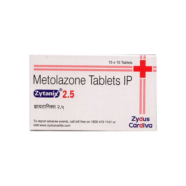 Zytanix (Metolazone) 2.5 mg Tablets