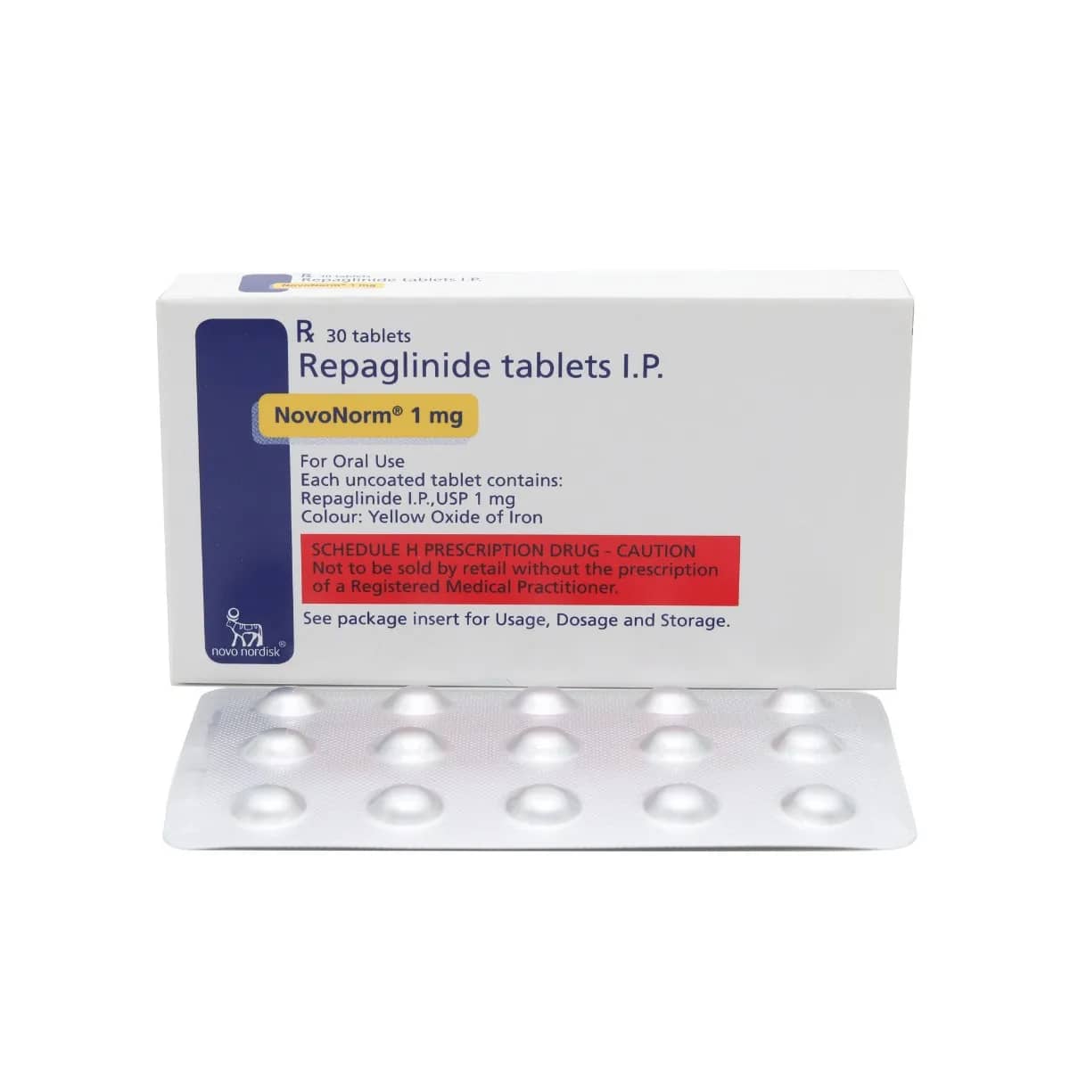 Novonorm (Repaglinide) Tablets 1 mg