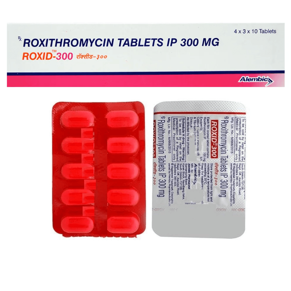 Roxid 300 mg Tablets (Roxithromycin)