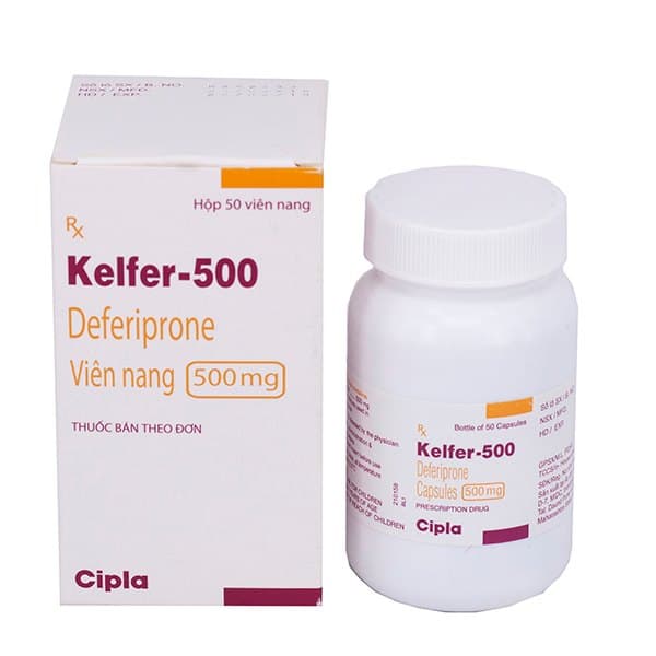 Kelfer Capsules (Deferiprone) 500 mg product image 1