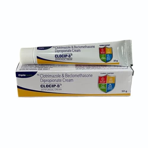Clocip B Cream (Clotrimazole/Beclometasone) 10g product image 1
