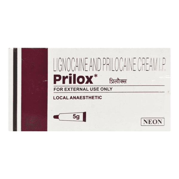 Prilox Cream (Prilocaine/Lidocaine) 5g