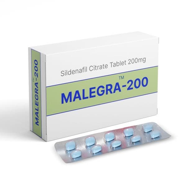 Malegra 200 mg Tablets product image 1