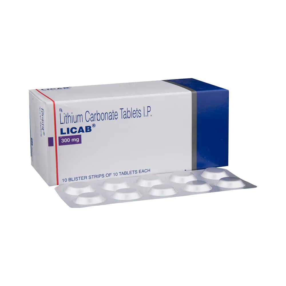 Licab (Lithium Carbonate) 300 mg Tablets