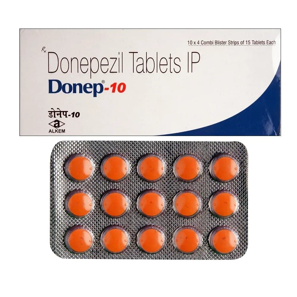 Donep (Donepezil) Tablets 10 mg product image 1