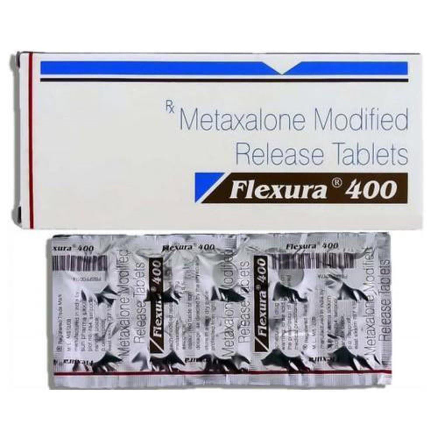 Flexura 400 mg Tablets (Metaxalone) product image 1