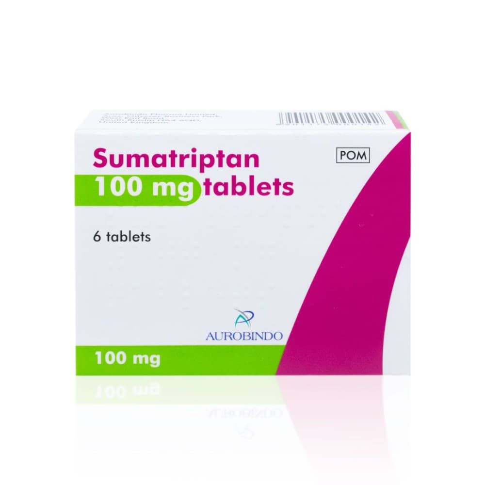 Sumatriptan 100 mg Tablets
