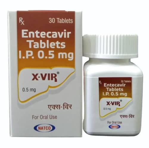 X-Vir (Entecavir) 0.5 mg Tablets