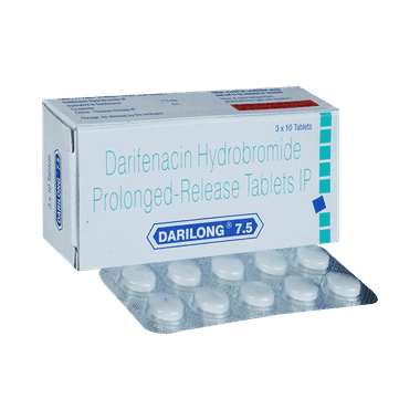 Darilong (Darifenacin) Tablets 7.5 mg product image 1
