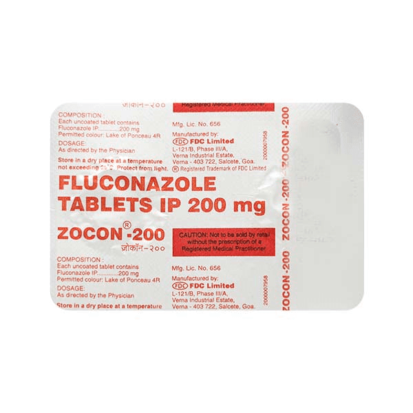 Zocon 200 mg Tablets