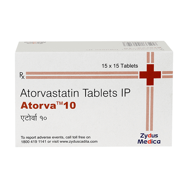 Atorva (Atorvastatin) 10 mg Tablets