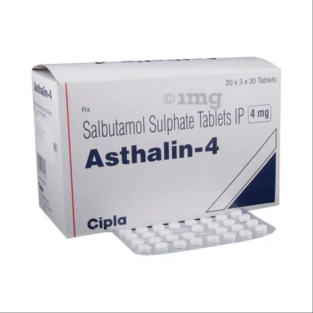 Asthalin (Salbutamol) 4 mg Tablets