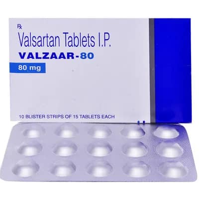 Valzaar (Valsartan) 80 mg Tablets
