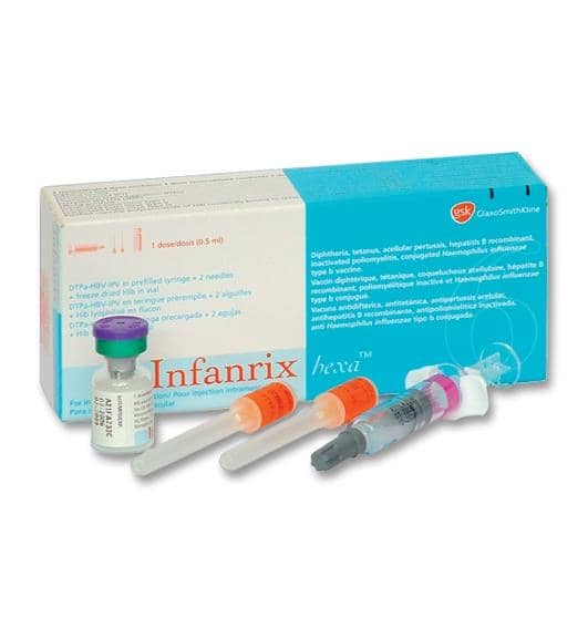 Infanrix Hexa Vaccine Box