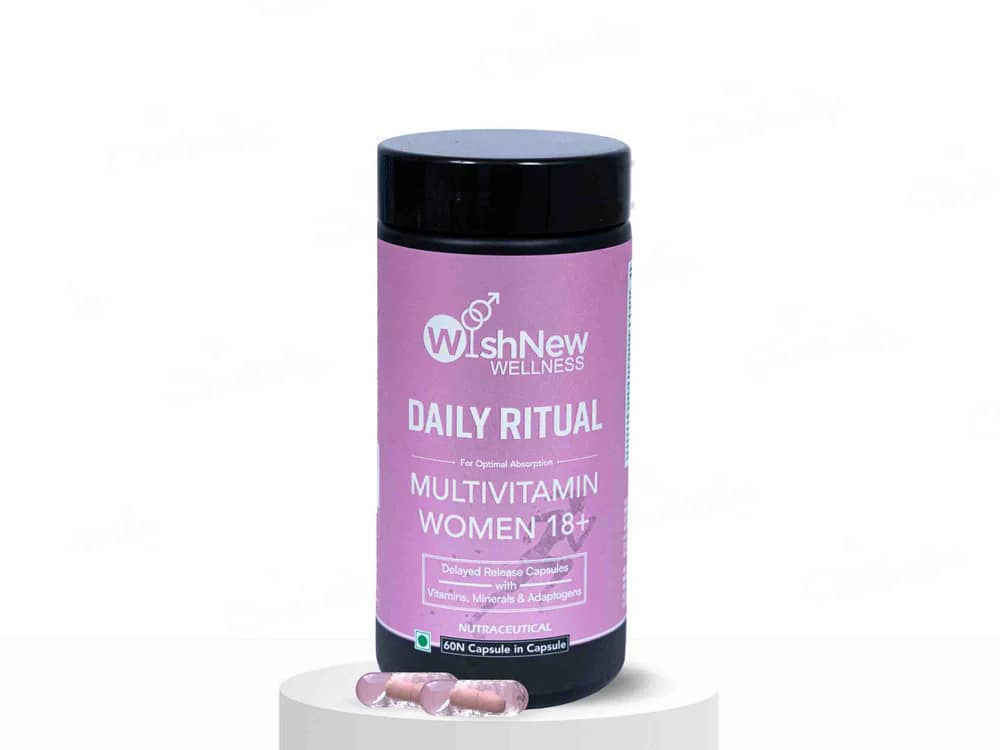 Wishnew Wellness Daily Ritual Women's Multivitamin 18+ Capsules in Capsules