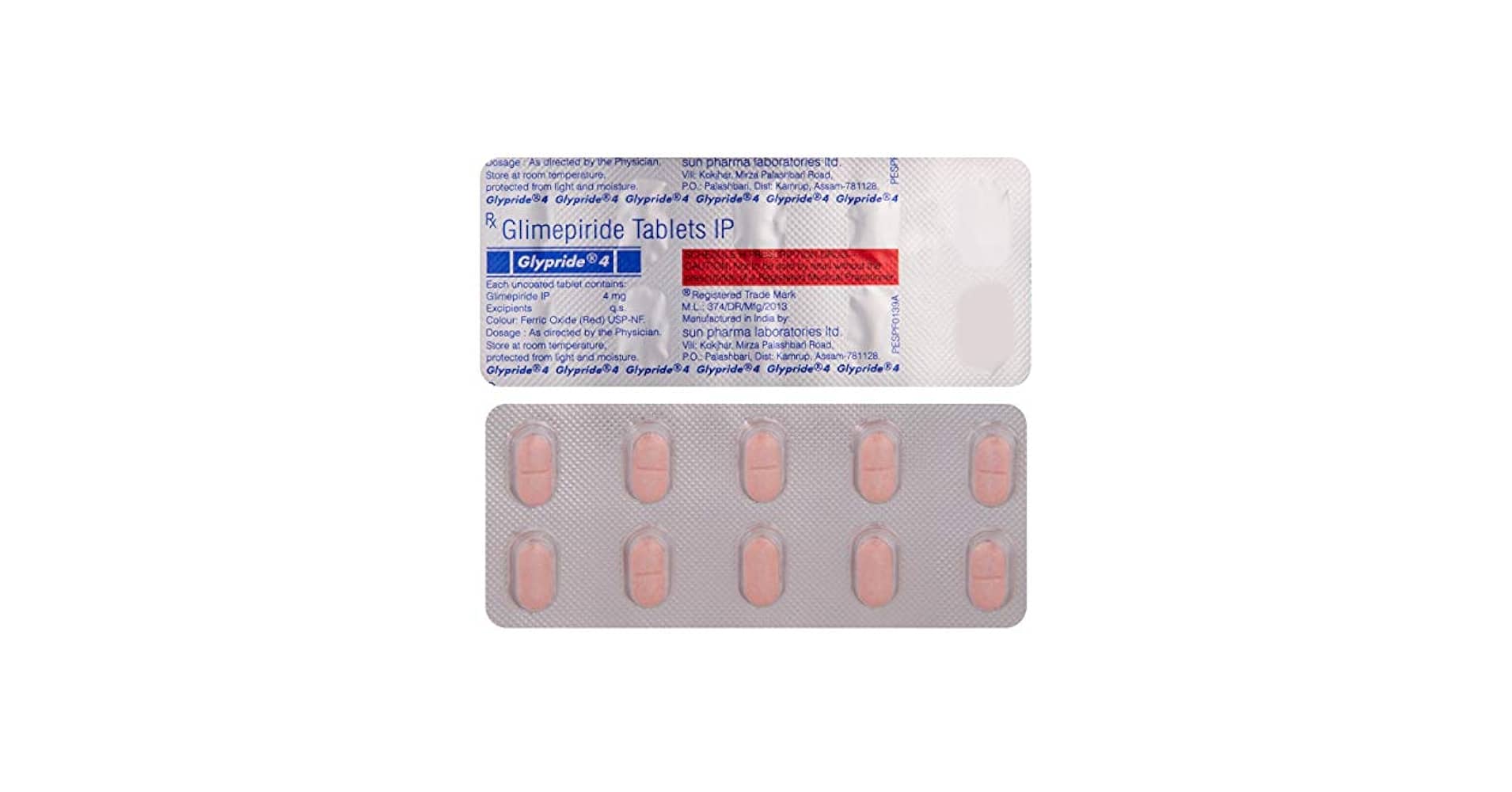 Glypride (Glimepiride) Tablets 4 mg