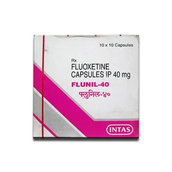 Flunil (Fluoxetine) Capsules 40 mg