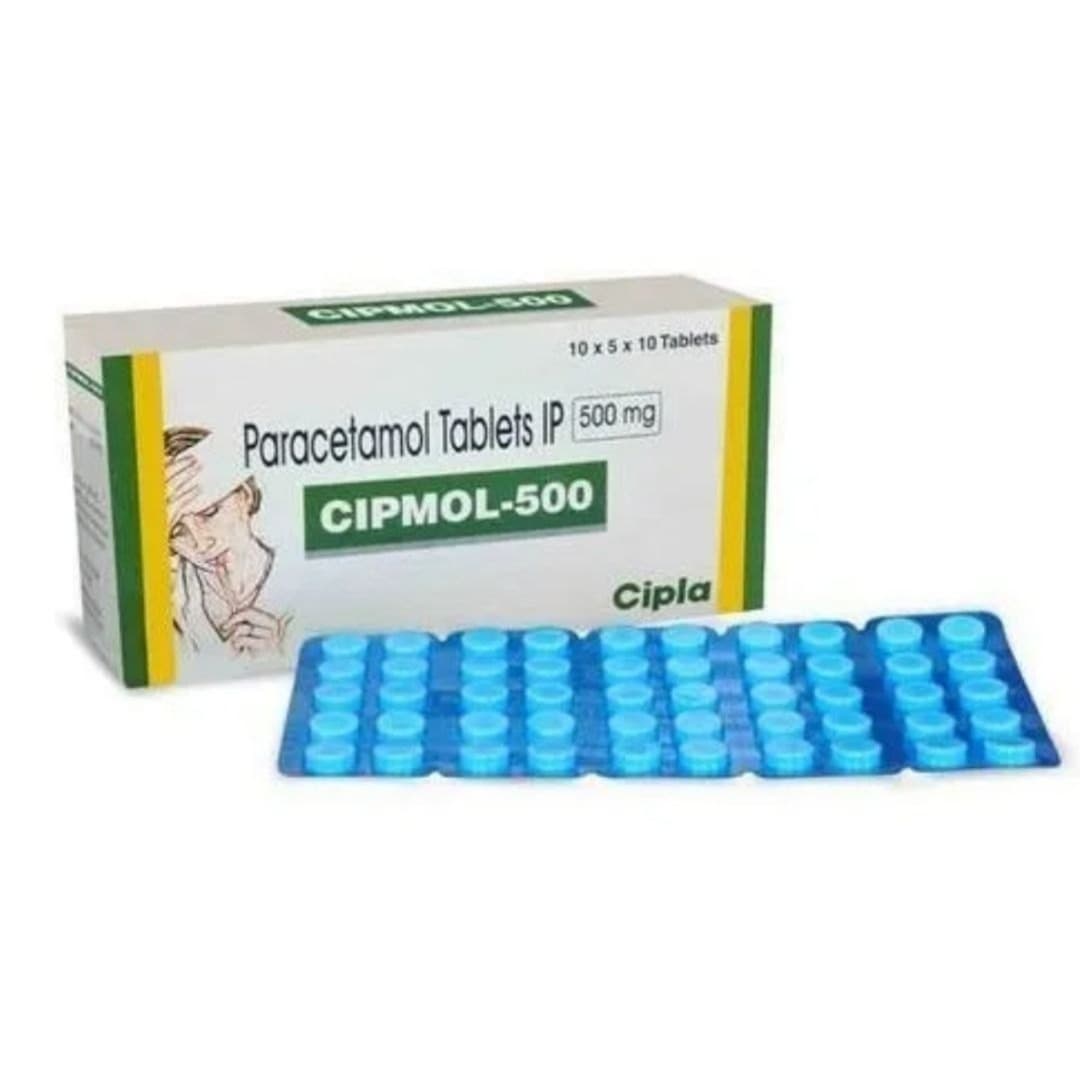 Cipmol (Acetaminophen) Tablets 500 mg | Acetaminophen (Tylenol) product image 1