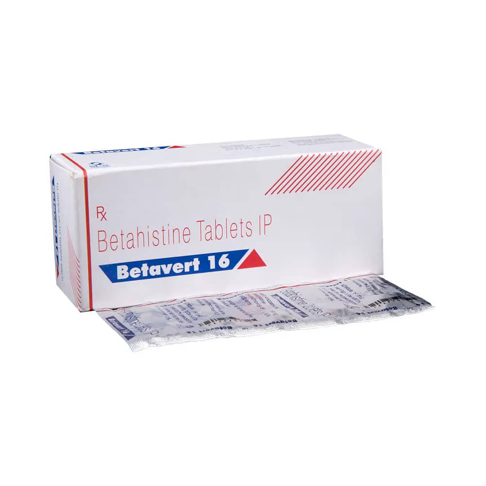 Betavert (Betahistine) Tablets 16 mg