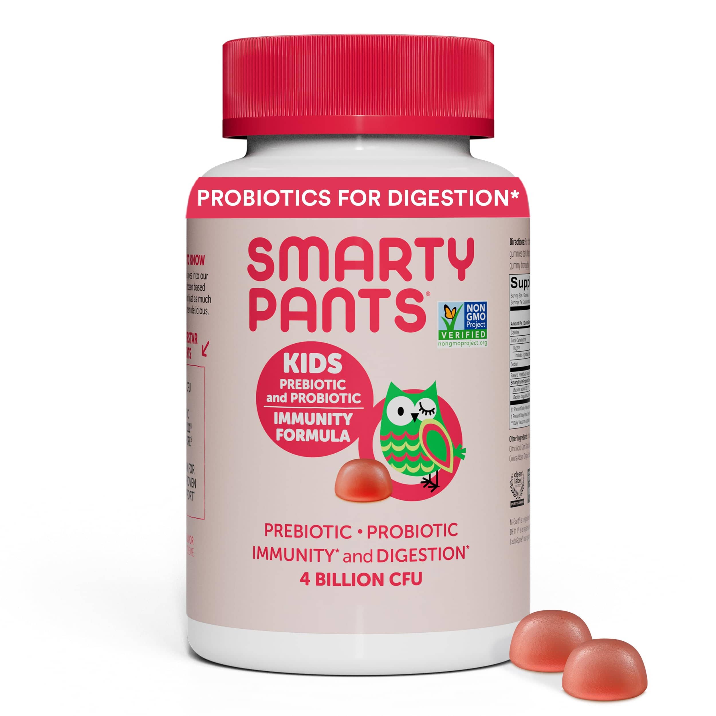 Smarty Pants kids Prebiotic and Probiotic Immunity Formula Gummies