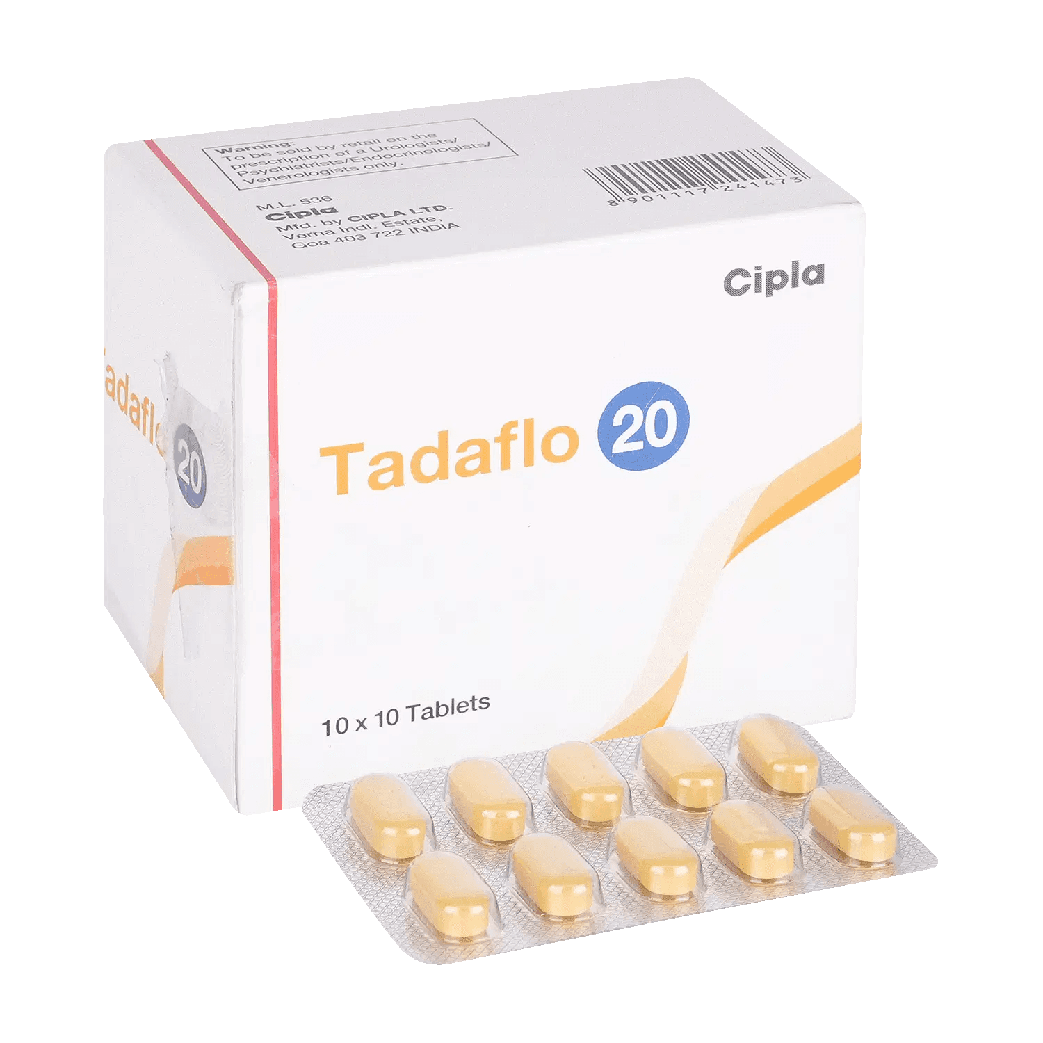 Tadaflo 20 mg Tablets product image 1