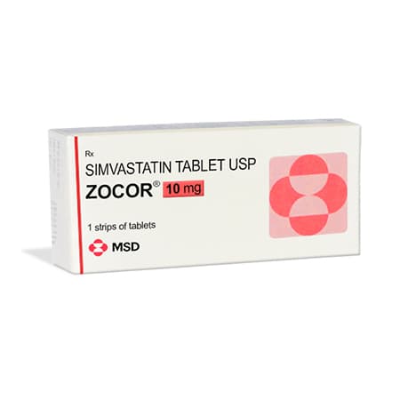 Zocor (Simvastatin) 10 mg Tablets product image 1