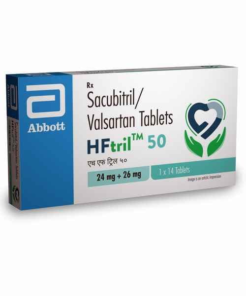 Hftril Tablets (Sacubitril and Valsartan) 50 mg product image 1