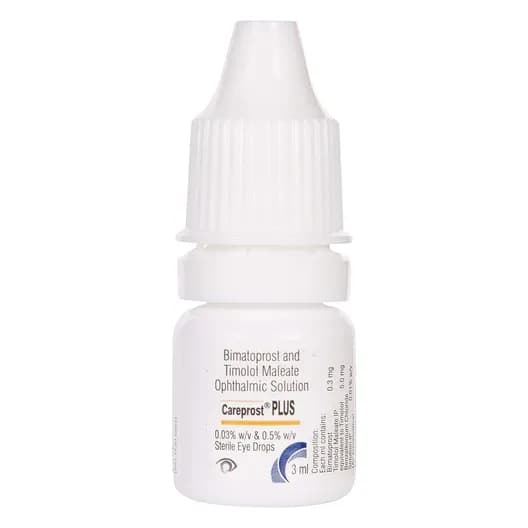 Careprost Plus Eye Drop 0.03% & 0.5% w/v 3 ml product image 1