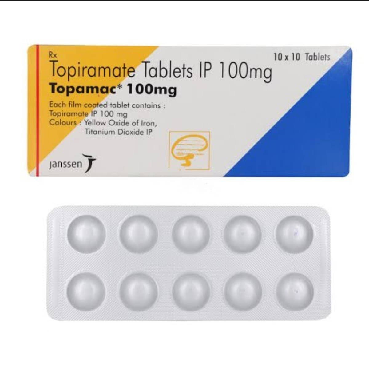 Topamac (Topiramate) Tablets 100 mg