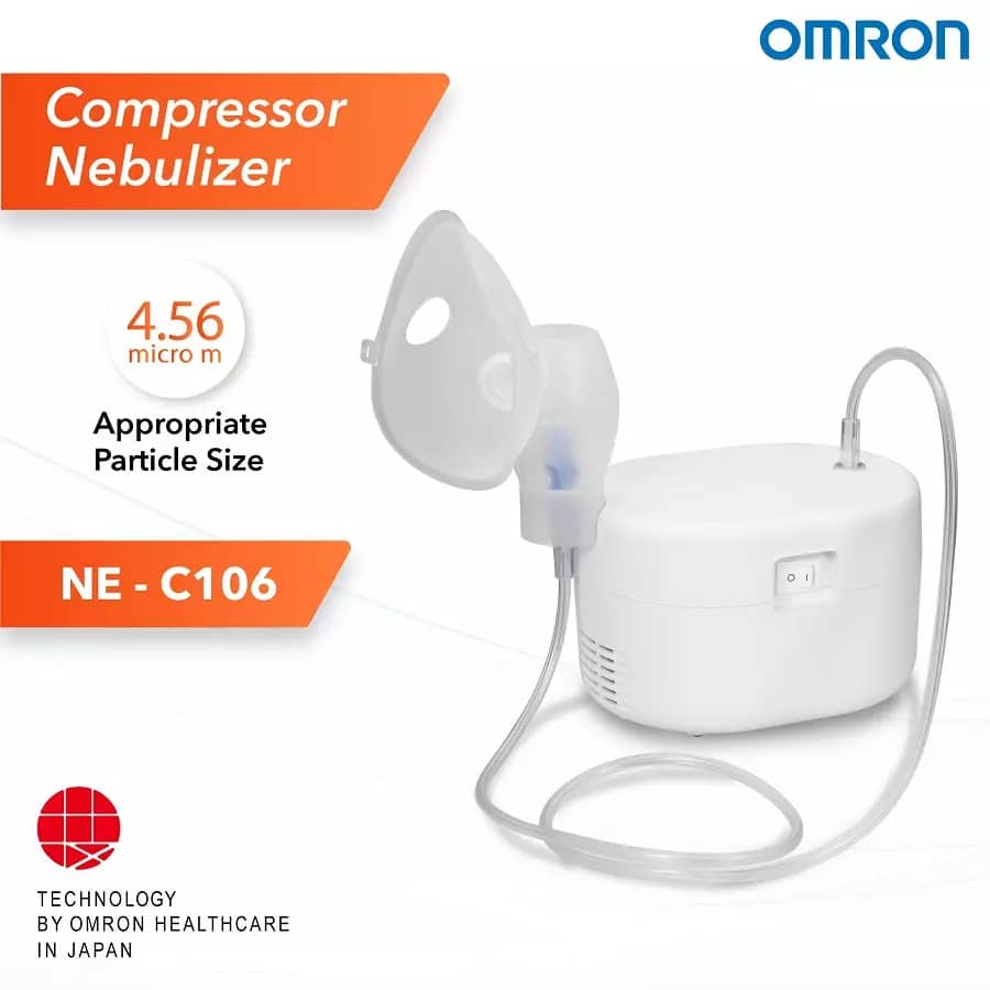 Omron Compressor Nebulizer NE-C106 White