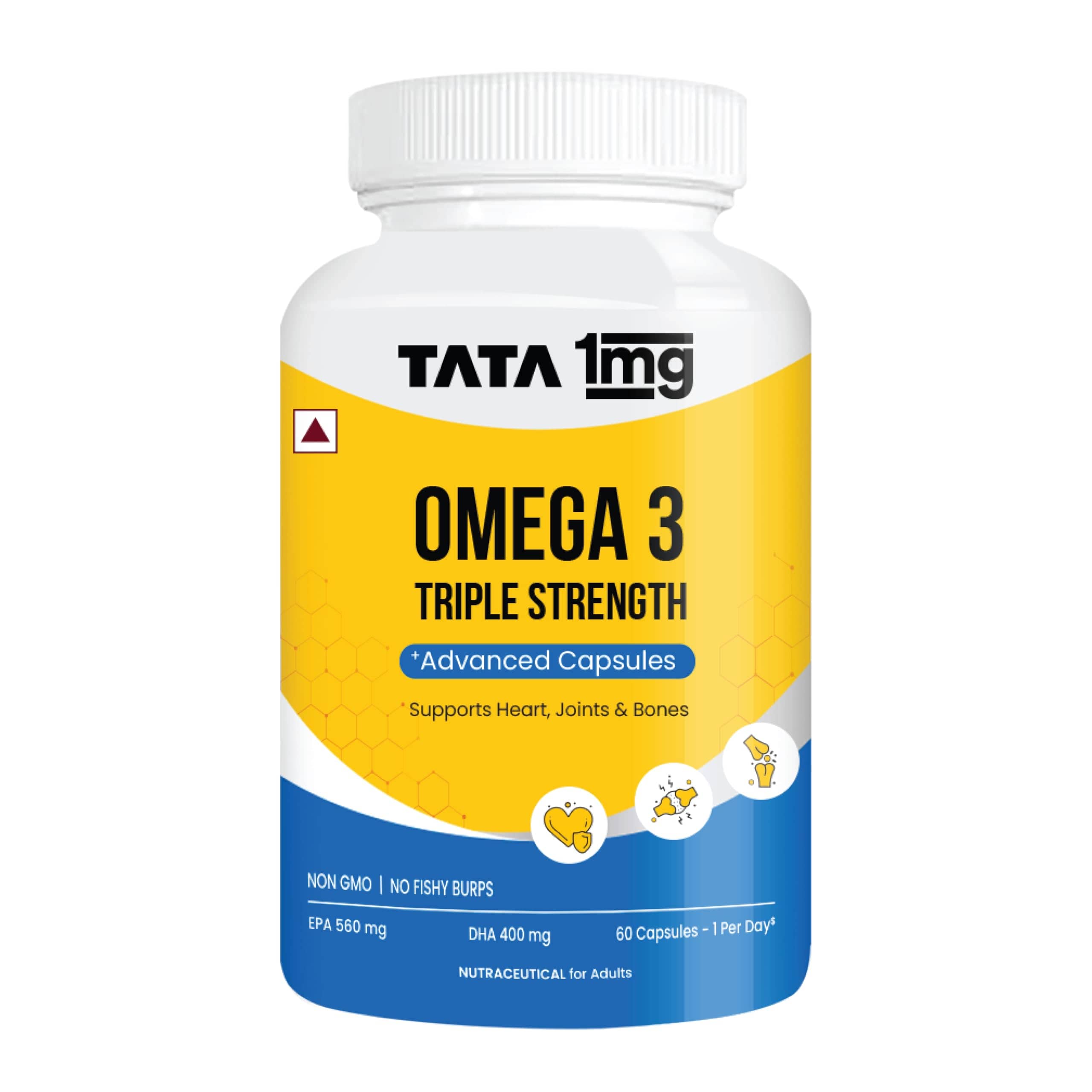 Tata 1mg Triple Strength Omega 3 Capsules