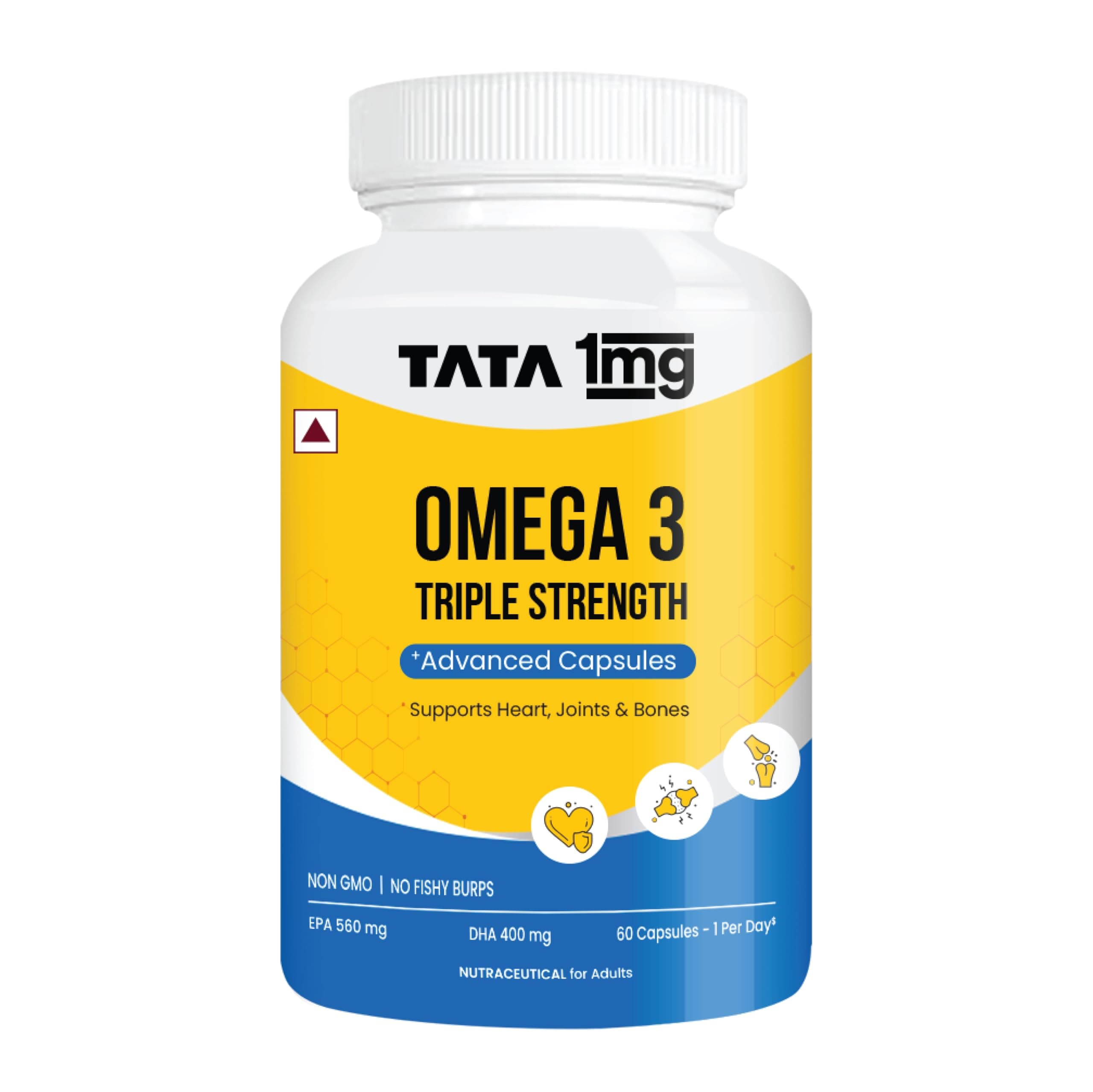 Tata 1mg Triple Strength Omega 3 Capsules product image 1