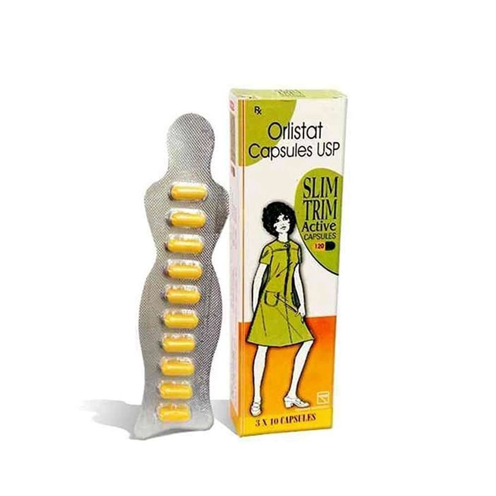 Slim Trim Active (Orlistat) Capsules 120 mg product image 1