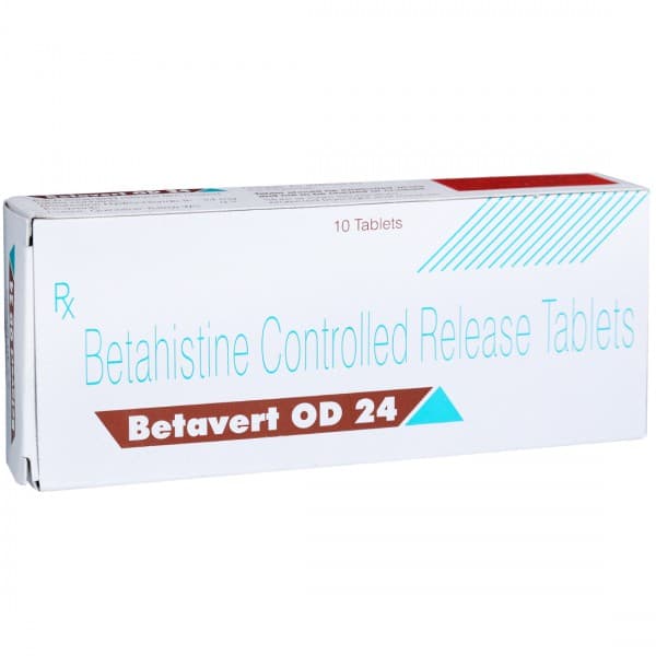 Betavert (Betahistine) Tablets 24 mg product image 1