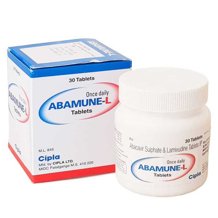 Abamune L (Abacavir/Lamivudine) 600mg/300mg product image 1