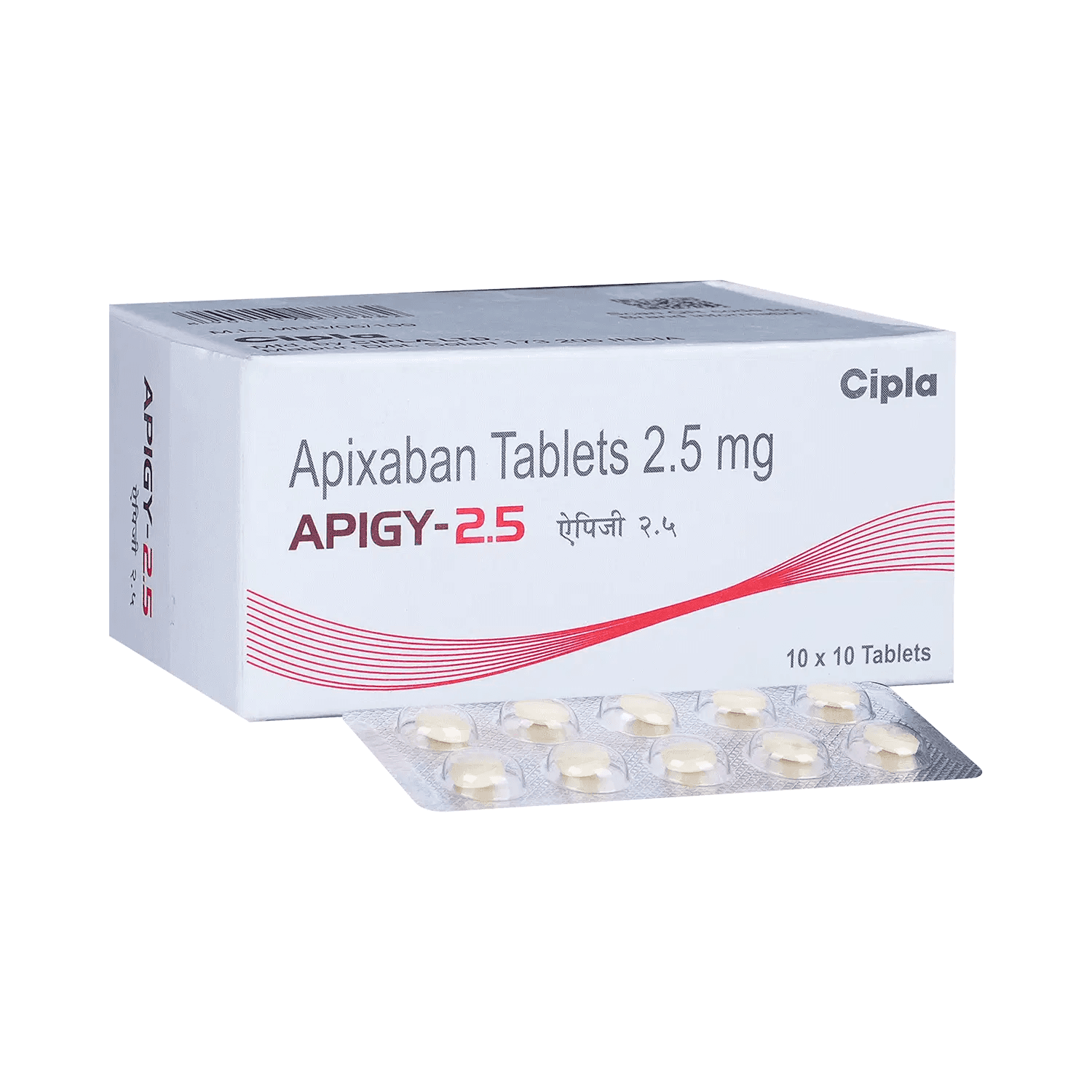 Apigy Tablet (Apixaban) 2.5 mg Tablets