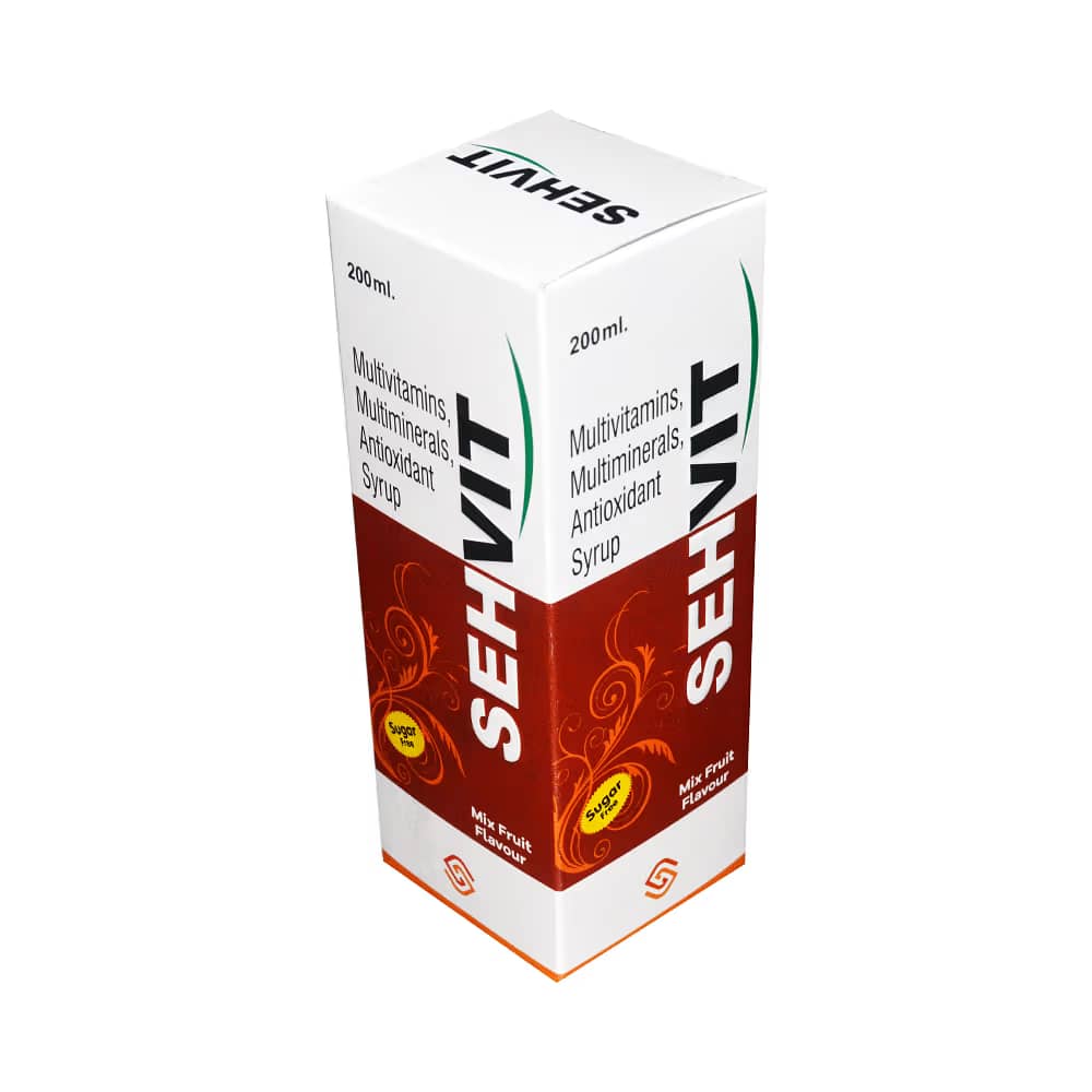 Sehwin Sehvit Syrup Sugar Free Mixed Fruit 100 ml