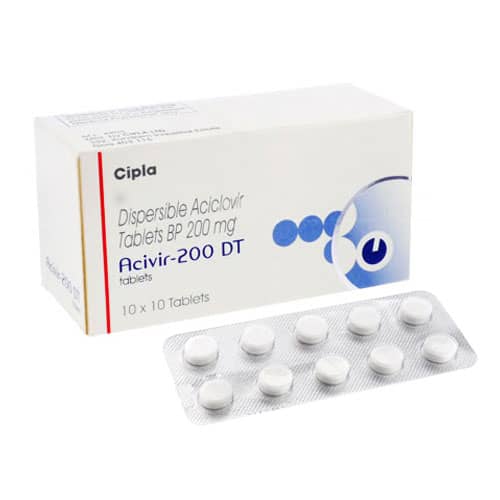 Acivir 200 mg DT Tablets