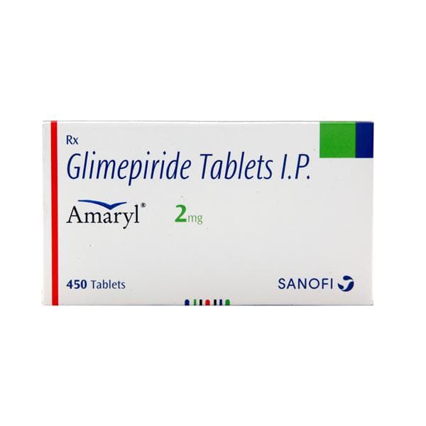 Amaryl (Glimepiride) Tablets 2 mg product image 1