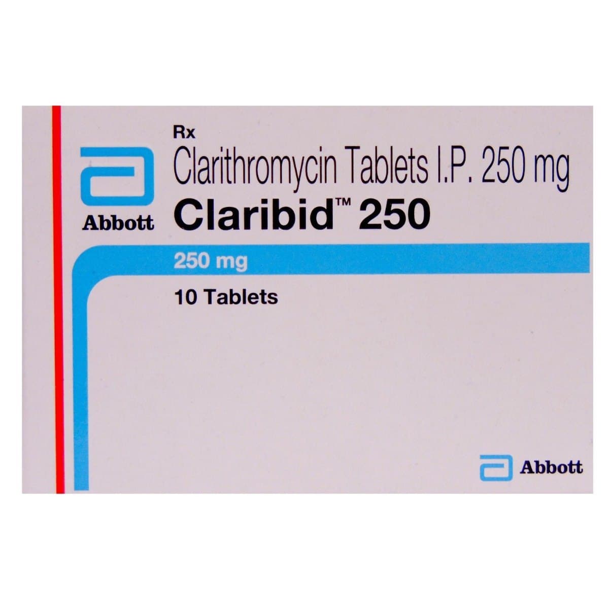 Claribid 250 mg Tablets (Clarithromycin) product image 1