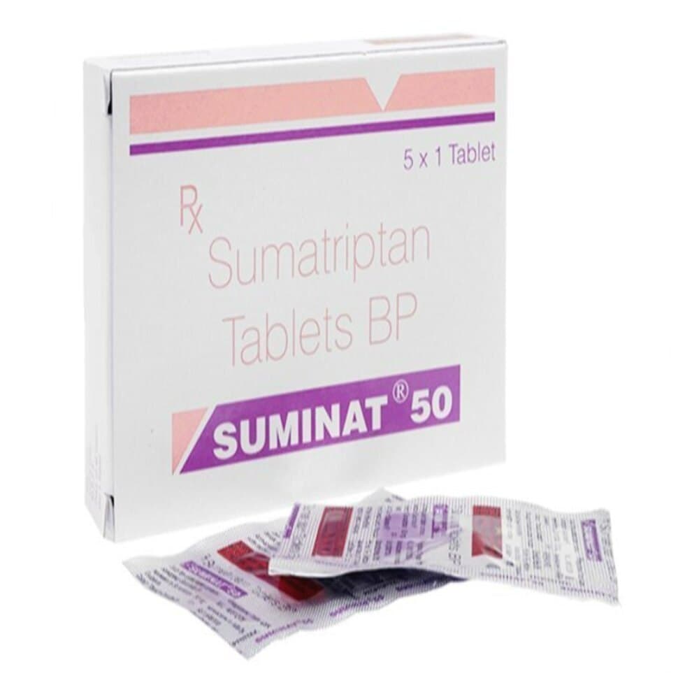 Sumatriptan 50 mg Tablets product image 1