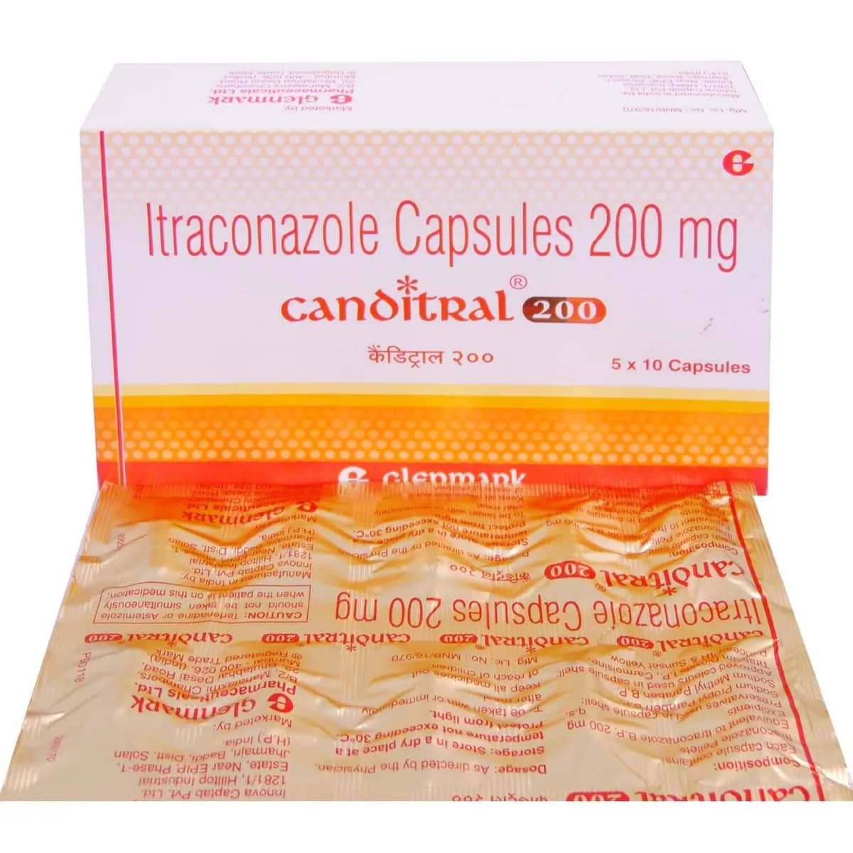 Canditral (Itraconazole) 200 mg Capsules