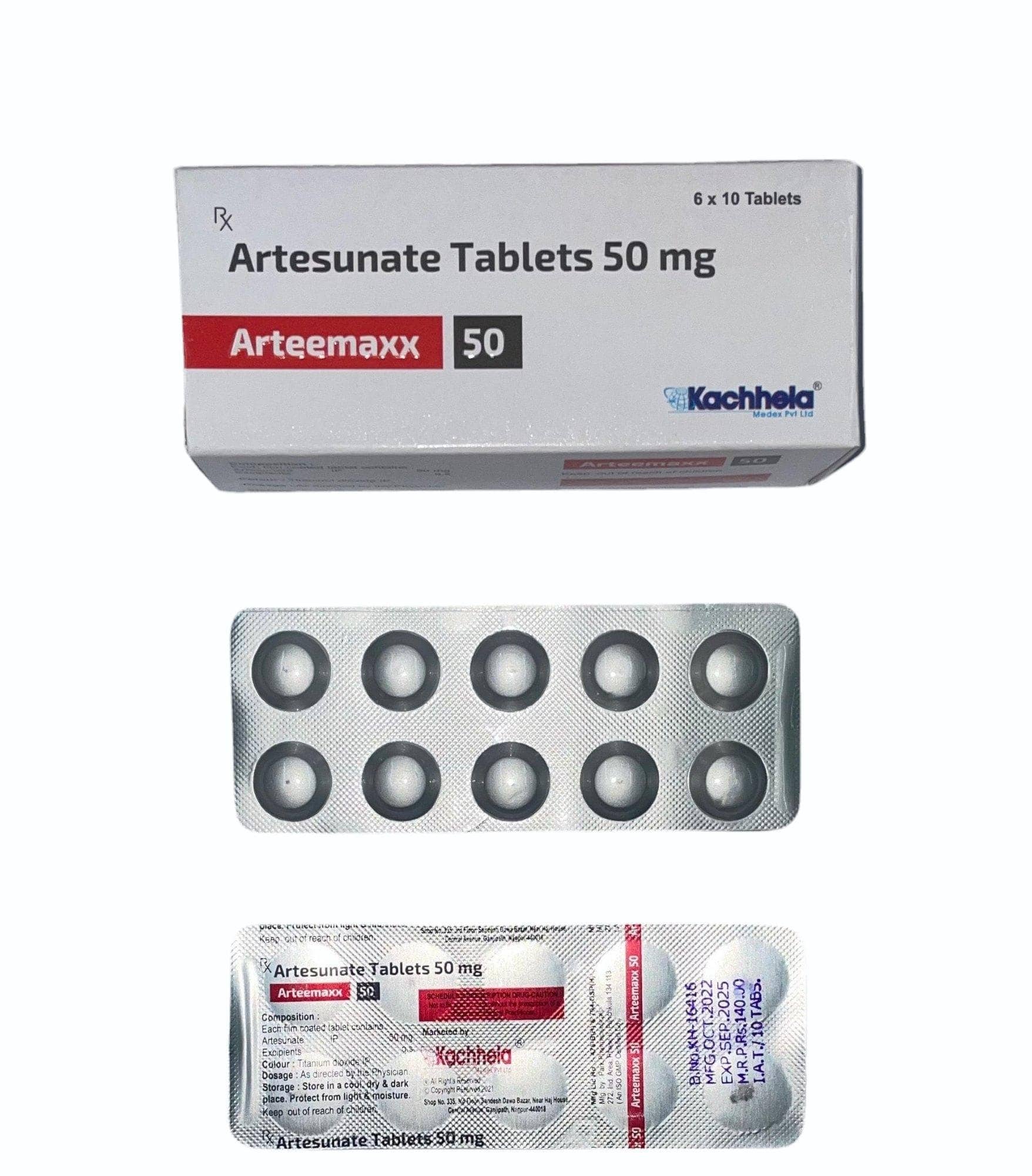 Artesunate 50 mg Tablets