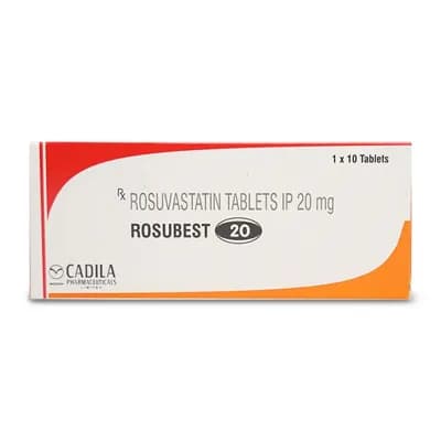 Rosubest (Rosuvastatin) 20 mg Tablets product image 1