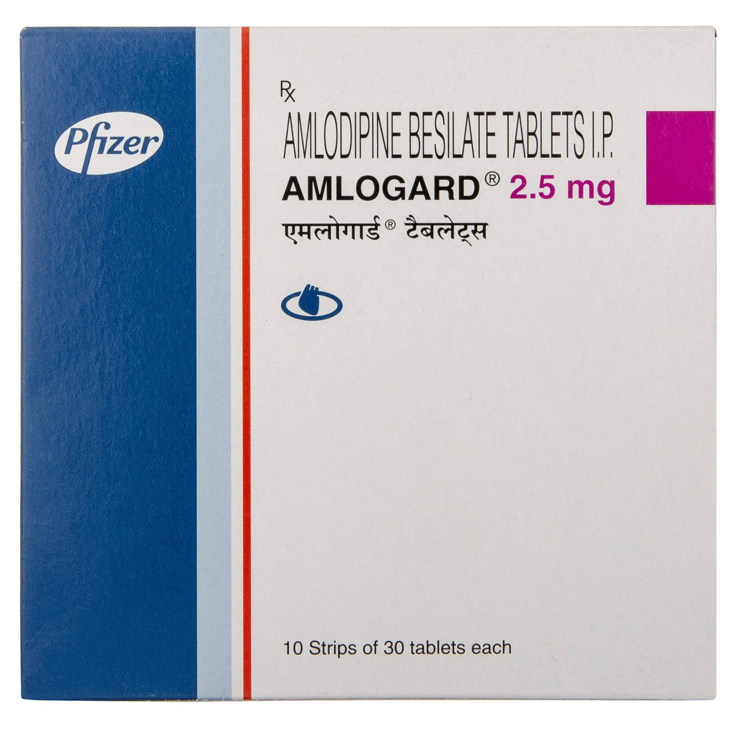 Amlodipine 2.5 mg Tablets