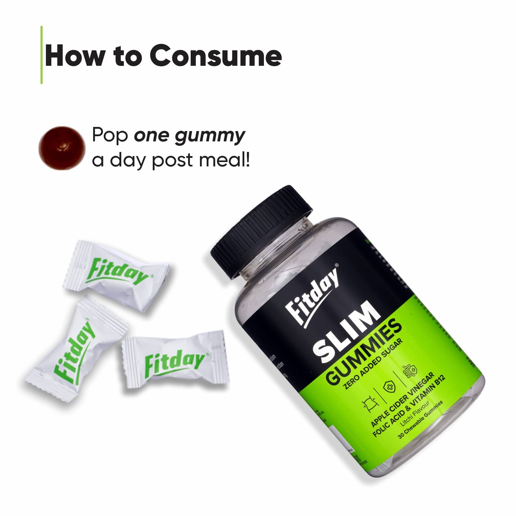 Fitday Slim Gummies Litchi
