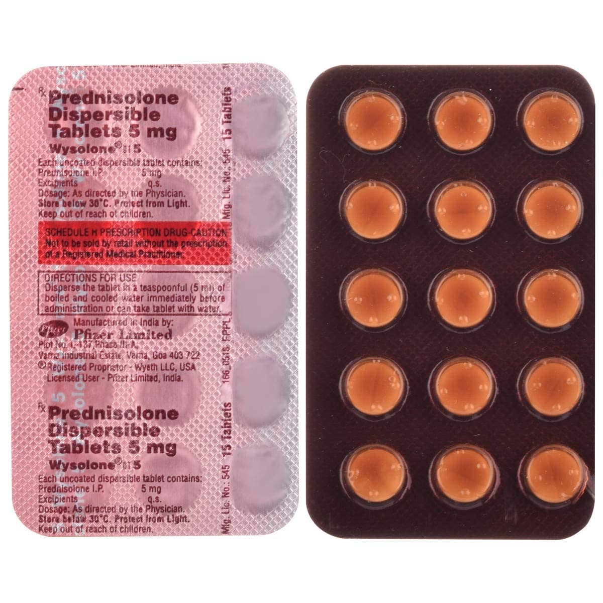 Wysolone (Prednisolone) Tablets 5 mg